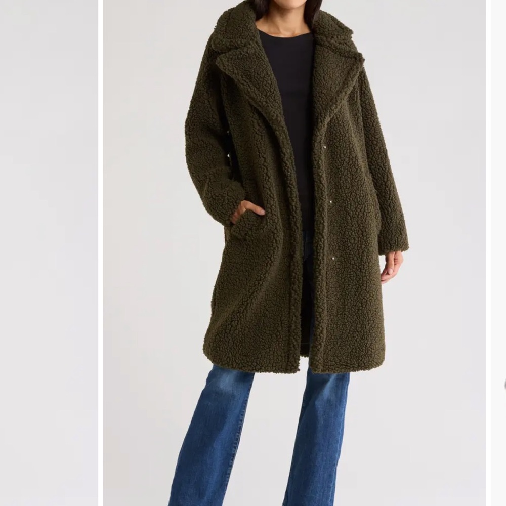 Lucky Brand FAUX Fur Teddy Coat